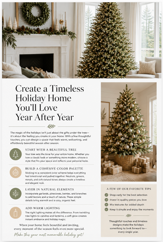 Timeless Trees Buy Now for Christmas